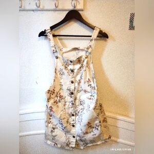 Floral Button-Down Women’s overrall